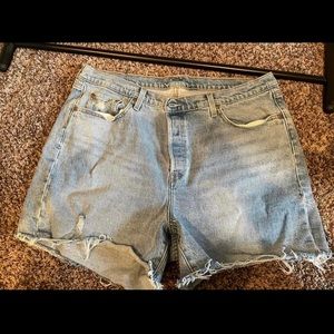 High-Waisted Levi’s Original 501 Jean Shorts